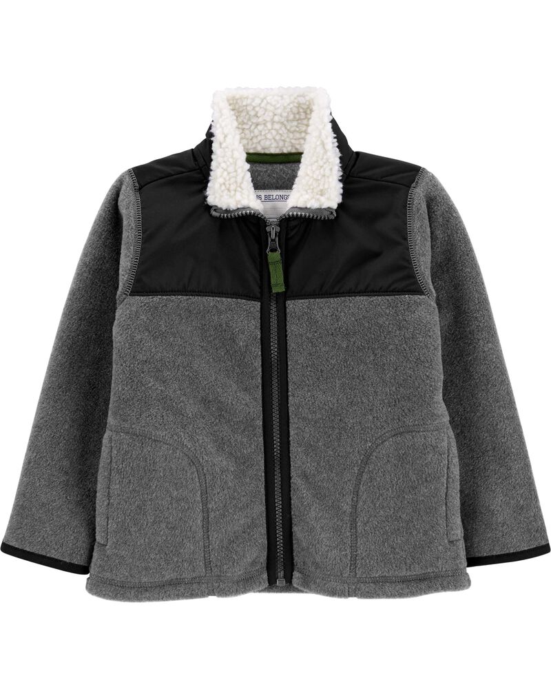 Carters Boys Front Zip-up Fleece Jacket
